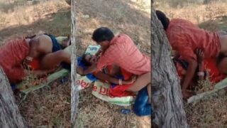 Village slut sex with customers outdoors