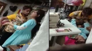 Village factory worker sex with manager girl inside workshop
