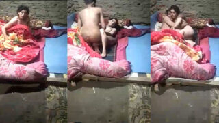 Kashmiri village couple first-time sex on cam