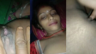 Horny Bihari village wife showing pussy and boobs
