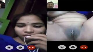 Khulna village girl fingering pussy on video call