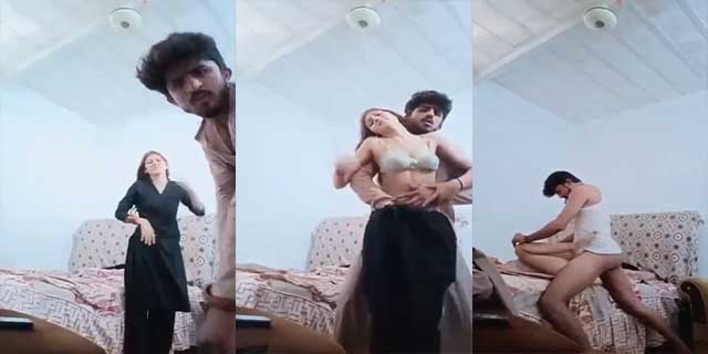 640px x 320px - Pakistani Dehati lovers home sex scandal MMS