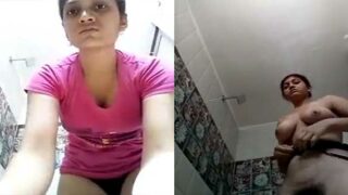 Cute Dehati college girl shows her naked beauty