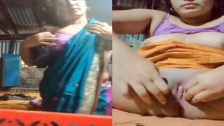 Bangladeshi village beauty fingering plump pussy