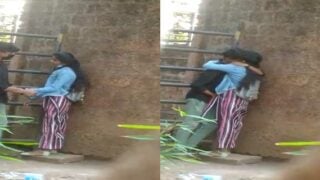 Dehati college girl pussy fingering outdoors captured on hidden cam