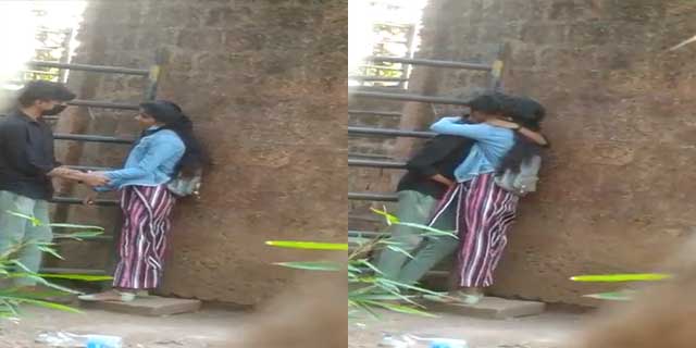 Dehati college girl pussy fingering outdoors captured on hidden cam