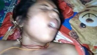 Big booby Dehati wife moaning hard while getting fucked