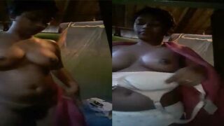 Chubby Dehati girl wearing clothes on cam