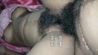 Hairy Indian guy fucking Dehati bushy pussy