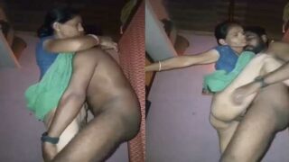 Village maid fucking with younger landlord