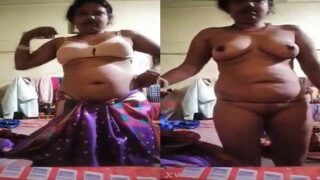 Benagli village Bhabhi full nude show on cam for BF