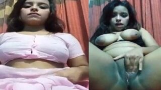 Bengali village girl saree strip fingering