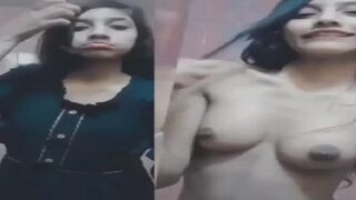 Bangladeshi girl big boobs playing solo