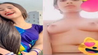 TikTok Dehati girl video call nude show tease