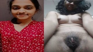 Indian hairy village pussy girl fingering