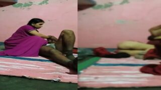 Hot desi village couple sex under blanket