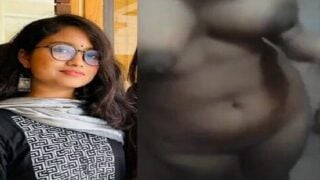 Indian college girlfriend nude show for boyfriend