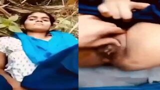 Indian village girl outdoor sex with boyfriend