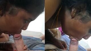 Tamil village aunty blowjob south Indian bf