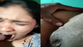 Indian bhabhi incest blowjob to devar at home