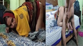 Mature desi village aunty sex in doggy style