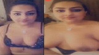 Village girl nude boobs exposing on video call