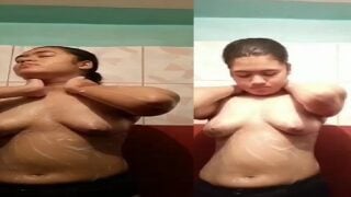 Dehati nude bath girl wet boobs show under shower
