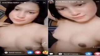Pakistani sex girl topless show in TikTok