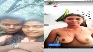 Telugu girl showing big boobs on video call