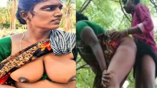 Village big boobs bhabhi topless in road MMS