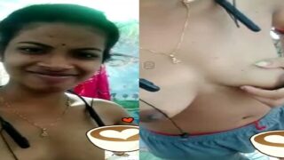 GF small boobs exposed on video call desi mms