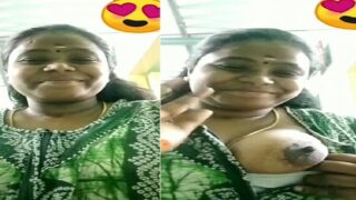 Tamil wife video call showing juicy big boobs