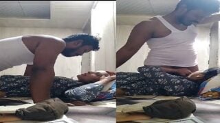 Boyfriend fucking GF in village sex video HD