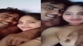 Indian couple romancing naked latest sex mms