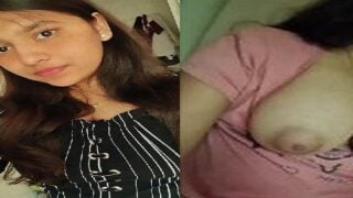 Indian girl flaunting boobs new village sex clip