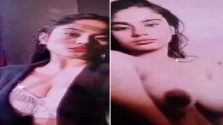 Mumbai village girl topless big boobs show