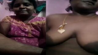 Tamil village sex aunty boobs and black pussy