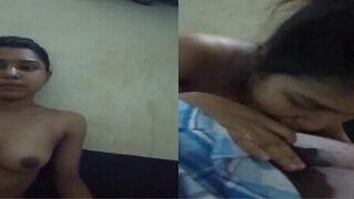 Indian girl nude sucking dick of boyfriend