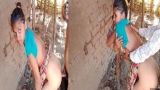 Desi bhabhi village outdoor sex in standing state